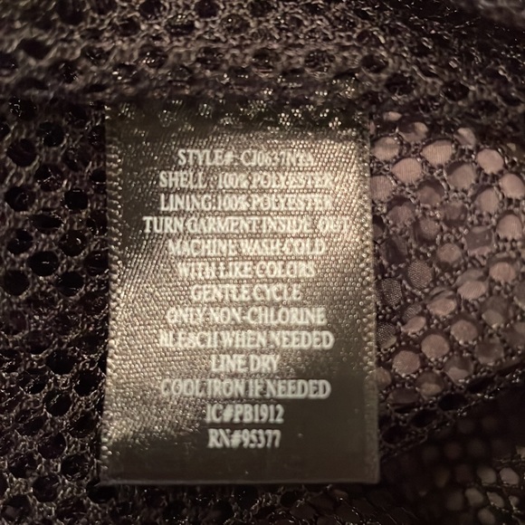 Sanctuary camo zip front hooded wind breaker sz L - Picture 6 of 6